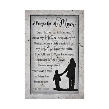 商品Dexsa | Prayer for My Mom New Horizons Wood Plaque with Easel and Hook, 6" x 9",商家Macy's,价格¥215图片