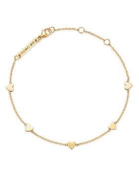 商品Zoe Chicco | 14K Gold Itty Bitty Heart Bracelet,商家Bloomingdale's,价格¥2882图片