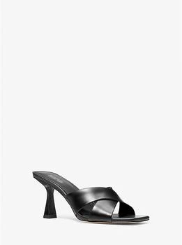 michael_kors Clara Leather Mule