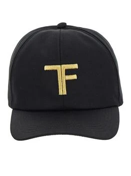 Tom Ford | CANVAS AND SMOOTH LEATHER CAP,商家Suit Negozi Row,价格¥4132