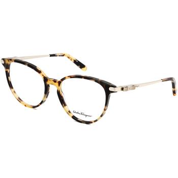 Salvatore Ferragamo | Salvatore Ferragamo Demo Oval Ladies Eyeglasses SF2862 215 55商品图片,2.4折