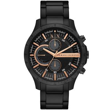 Armani Exchange | Men's Chronograph in Black Plated Stainless Steel Bracelet Watch 46mm商品图片,