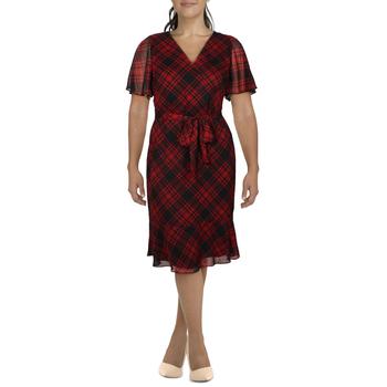 拉夫劳伦连衣裙是什么牌子, Ralph Lauren | Lauren Ralph Lauren Womens Petites Belted Long Maxi Dress商品图片 3.3折