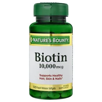 Nature's Bounty |  Biotin生物素胶囊 10,000mcg,商家Walgreens,价格¥161
