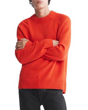 推荐Regular Fit Merino Wool Crewneck Sweater商品