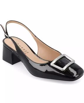 Journee Collection | Women's Everlee Tru Comfort Foam Sling Back Square Toe Pumps,商家Macy's,价格¥385