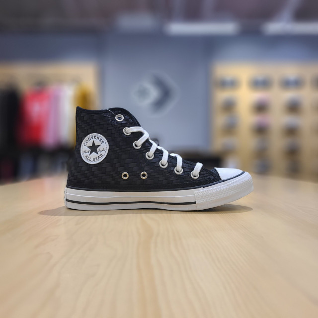 匡威直邮, Converse | 【韩国直邮|包邮包税】匡威[CHUNK TAYLOR] 女士 CHUNK TAYLOR All Star Tonal Weaving Black 运动鞋 171074C商品图片 7折×额外9折, 包邮包税, 额外九折