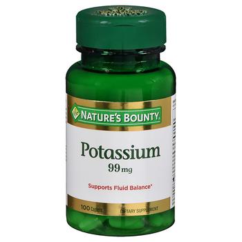 Nature's Bounty | Potassium Gluconate 99mg, Caplets商品图片,满$80享8折, 满$40享8.5折, 满折