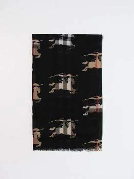 推荐Burberry scarf in silk and wool商品
