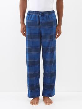 商品Derek Rose | Kelburn check cotton pyjama trousers,商家MATCHESFASHION,价格¥1055图片