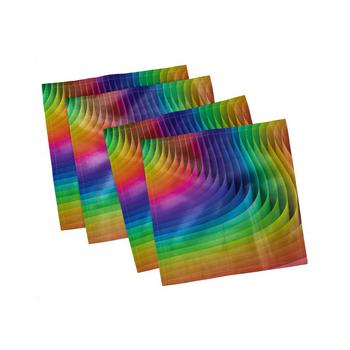 商品Colorful Set of 4 Napkins, 18" x 18"图片