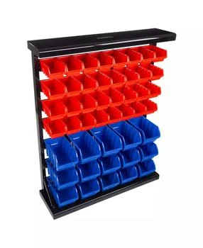 Trademark Global | 47 Bin Storage Rack organizer - Wall Mountable Container with Removable Drawers by Stalwart,商家Macy's,价格¥1071