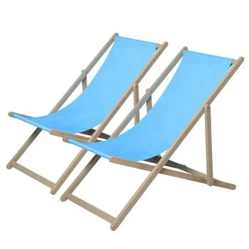 Simplie Fun | Beach Sling Patio Chair Set of 2,商家Premium Outlets,价格¥817