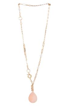 商品SAACHI | Gemstone Chain & Pendant Necklace,商家Nordstrom Rack,价格¥378图片