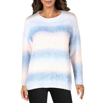 推荐To My Lovers Womens Striped Knit Pullover Sweater商品