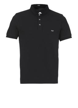 推荐Fay Logo Detailed Short-Sleeved Polo Shirt商品