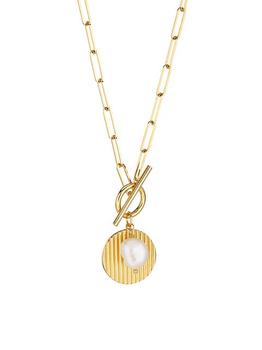 商品Zaya Piper 24K Gold-Plated & Freshwater Pearl Necklace图片