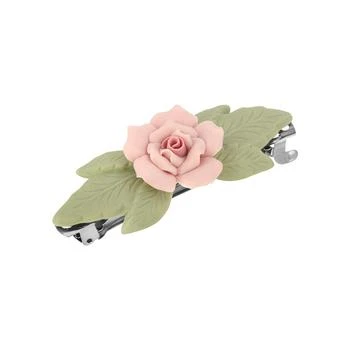 2028 | Women's Silver-Tone Genuine Porcelain French Hair Barrette,商家Macy's,价格¥255