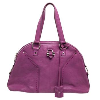 推荐Saint Laurent Purple Leather Medium Muse Satchel商品