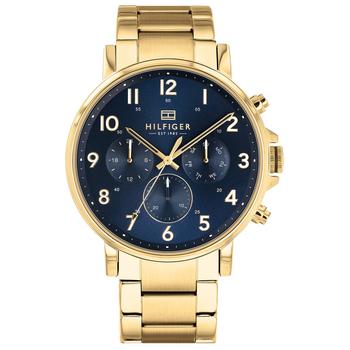 tommy hilfiger手表多少钱, Tommy Hilfiger | Men's Gold-Tone Bracelet Watch 44mm商品图片 8折×额外8.5折, 额外八五折