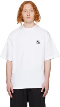 We11done | White Wappen T-Shirt商品图片,5.7折