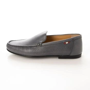 推荐NEW Bally Craxon Men's 6231424 Grey Leather Loafers商品