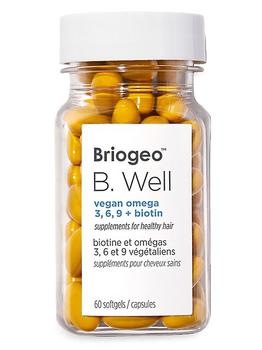 商品Briogeo | B.Well Vegan Omega 3,6,9+ Biotin Hair Supplement,商家Saks Fifth Avenue,价格¥234图片