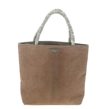 迪奥托特包, [二手商品] Dior | Dior Beige Pony Hair Shopper Tote商品图片 7.3折, 满1件减$100, 满减
