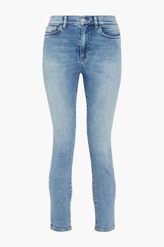IRO | Selka cropped faded high-rise skinny jeans商品图片,3折