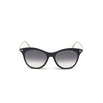 product Tom Ford Shiny Black & Gradient Smoke Cat Sunglasses FT0662-5301B image