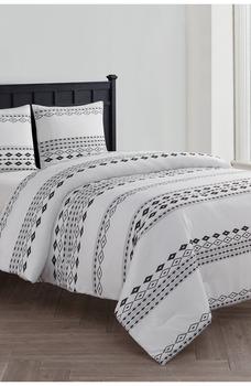 商品VCNY Home | Full/Queen Azteca Printed Comforter Set - White,商家Nordstrom Rack,价格¥491图片