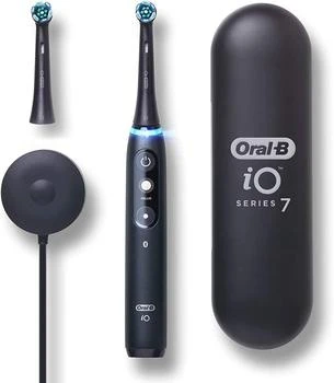 Oral-B | Oral-B iO Series 7 Electric Toothbrush with 2 Replacement Brush Heads, Black Onyx,商家Amazon US selection,价格¥1007