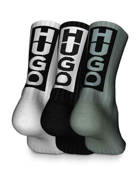 Hugo Boss | Since 93 Cotton Blend Logo Dress Socks, Pack of 3 满$100减$25, 满减