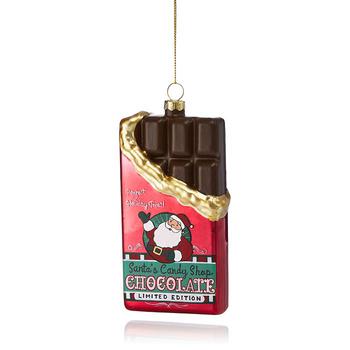 推荐Glass Chocolate Bar Ornament - 100% Exclusive商品