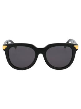 Bottega Veneta | Bottega Veneta Eyewear Round Frame Sunglasses商品图片,