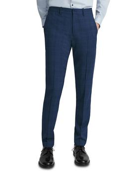 theory西装是什么牌子, Theory | Mayer Tonal Plaid Slim Fit Suit Pants商品图片 7折×额外7折, 额外七折