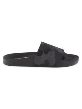 Steve Madden | Jez Camo-Print Slides商品图片,3.7折