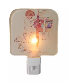 Northlight | Norman Rockwell "a Christmas Prayer" Glass Night Light, 6",商家Macy's,价格¥68