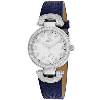 推荐Roberto Bianci Women's White mother of pearl dial Watch商品