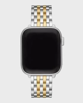 Michele | 7-Link Stainless Steel Bracelet for Apple Watch, Gold/Silver,商家Neiman Marcus,价格¥4940