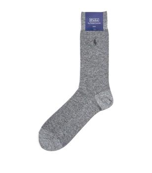 Ralph Lauren | Wool-Blend Logo Socks (Pack of 2)商品图片,额外9折, 独家减免邮费, 额外九折