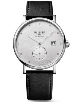 Longines | Longines Elegant Collection Automatic Silver Dial Leather Strap Women's Watch L4.812.4.77.2 7.5折