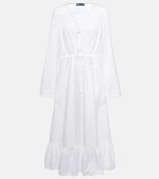 Ralph Lauren | 棉质中长连衣裙,商家MyTheresa CN,价格¥1255