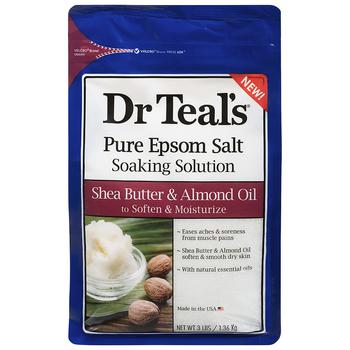 商品Dr. Teal's | Pure Epsom Salt Soak, Shea Butter & Almond Oil,商家Walgreens,价格¥55图片