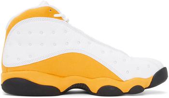 Jordan | White & Yellow 13 Retro Sneakers商品图片,独家减免邮费