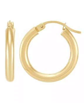Macy's | Polished Tube Hoop Earrings in 14K Yellow Gold,商家Macy's,价格¥4316