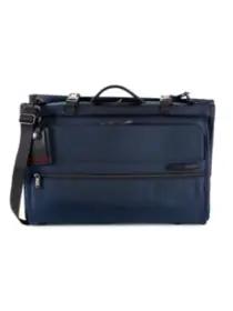 product Tri-Fold Ballistic Nylon & Leather-Trim Garment Bag image