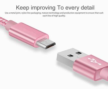 商品DGN | Micro USB Cable Android Charger Nylon Braided 10 Ft Sync And Fast Charging Cable,商家Verishop,价格¥69图片