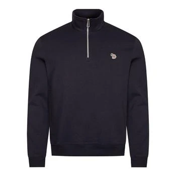 推荐Paul Smith 1/4 Zip Sweatshirt - Navy商品