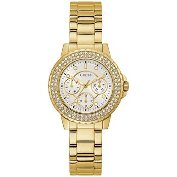 GUESS | Women's Gold-Tone Stainless Steel Bracelet Watch 36mm商品图片,7.5折×额外8.5折, 额外八五折